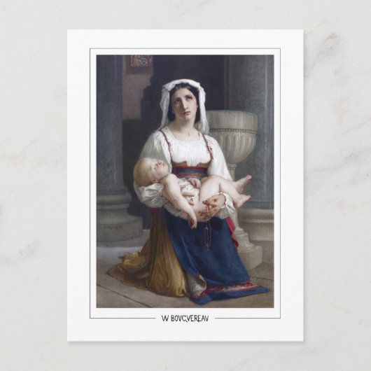 William-Adolphe Bouguereau #172 - Fijne Kunst Briefkaart (Voorkant)