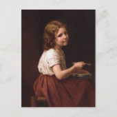 William-Adolphe Bouguereau (1825-1905) - Soup (186 Briefkaart (Voorkant)