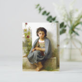 William-Adolphe Bouguereau (1825-1905) - The Littl Briefkaart (Staand voorkant)