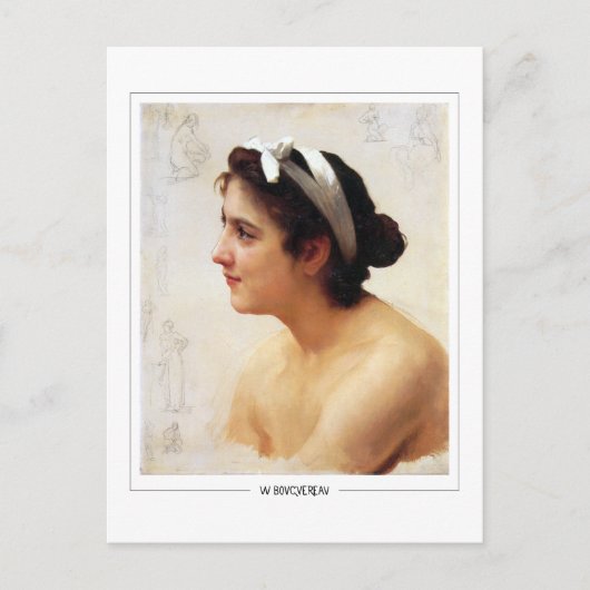 William-Adolphe Bouguereau #216 - Fijne Kunst Briefkaart (Voorkant)