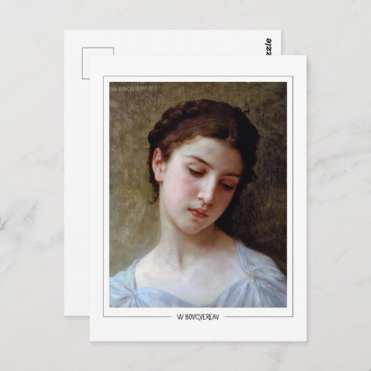 William-Adolphe Bouguereau #24 - Fijne Kunst Briefkaart (Voorkant / Achterkant)