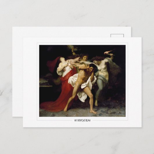 William-Adolphe Bouguereau #26 - Fijne Kunst Briefkaart (Voorkant / Achterkant)