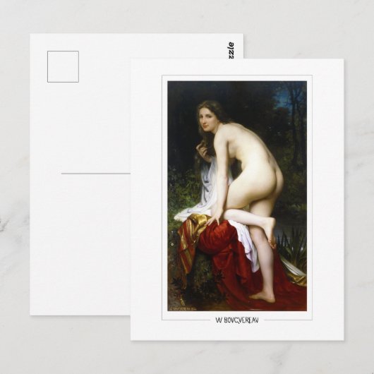 William-Adolphe Bouguereau #2 - Fijne Kunst Briefkaart (Voorkant / Achterkant)