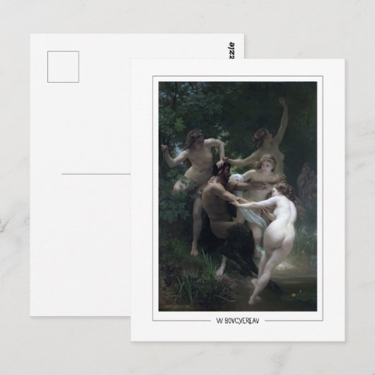 William-Adolphe Bouguereau #33 - Fijne Kunst Briefkaart (Voorkant / Achterkant)