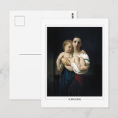 William-Adolphe Bouguereau #6 - Fijne Kunst Briefkaart (Voorkant / Achterkant)