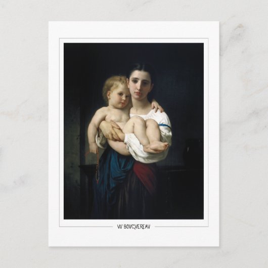 William-Adolphe Bouguereau #6 - Fijne Kunst Briefkaart (Voorkant)