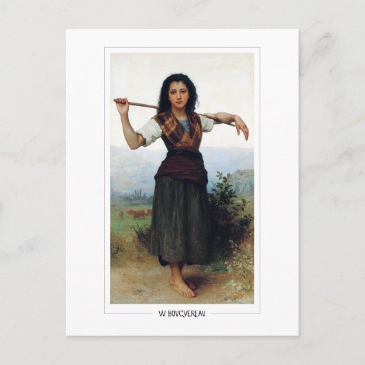 William-Adolphe Bouguereau #7 - Fijne Kunst Briefkaart (Voorkant)