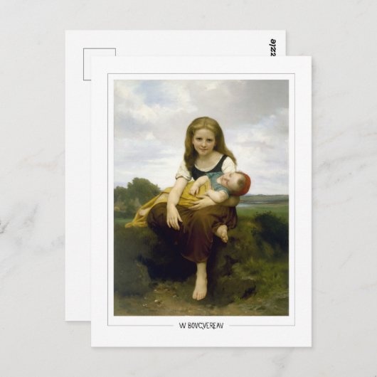 William-Adolphe Bouguereau #9 - Fijne Kunst Briefkaart (Voorkant / Achterkant)