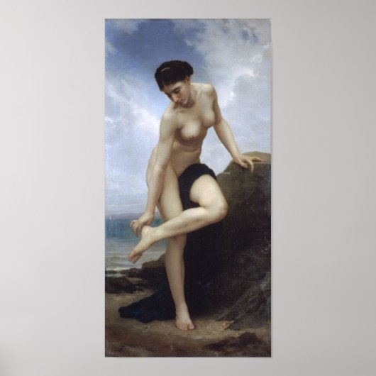 William-Adolphe Bouguereau-After the Bath Poster (Voorkant)