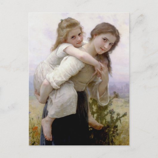 William Adolphe Bouguereau Art Briefkaart (Voorkant)