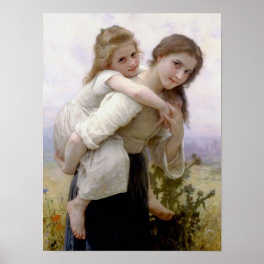 William Adolphe Bouguereau Art Poster (Voorkant)