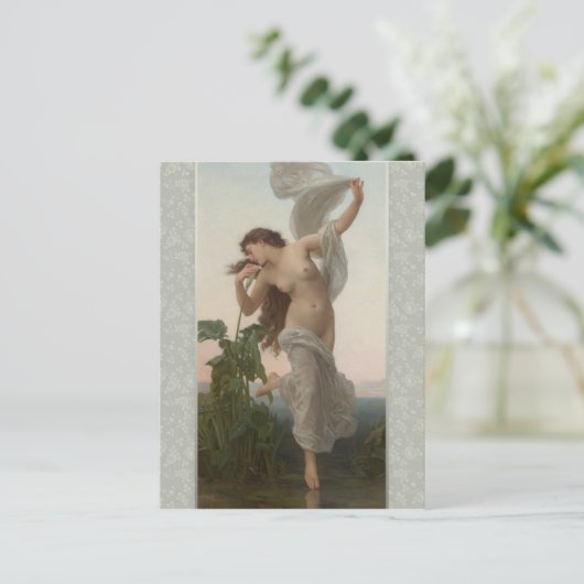 William-Adolphe Bouguereau Dawn L'Aurore CC0874 Briefkaart (Staand voorkant)