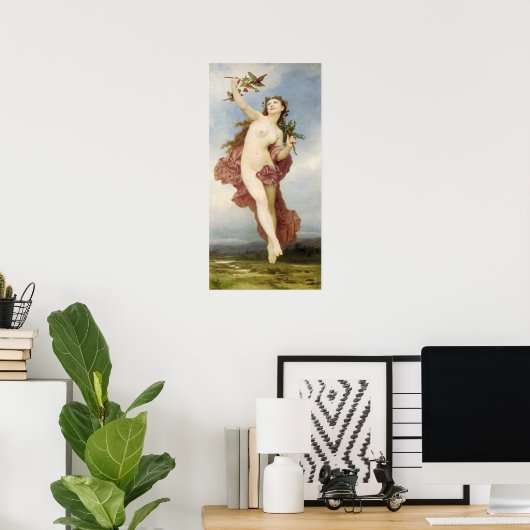 William-Adolphe Bouguereau-Day Poster (Thuiskantoor)