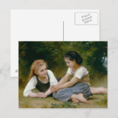 William-Adolphe Bouguereau - De Nut Gatherers Briefkaart (Voorkant / Achterkant)