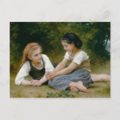 William-Adolphe Bouguereau - De Nut Gatherers Briefkaart (Voorkant)