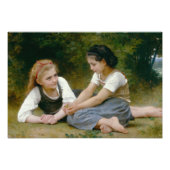 William-Adolphe Bouguereau - De Nut Gatherers Foto Afdruk (Voorkant)