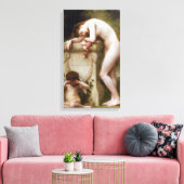 William-Adolphe Bouguereau - Elegy Canvas Afdruk (Insitu (Woonkamer))
