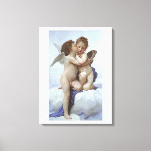 William Adolphe Bouguereau engelen Canvas Afdruk (Voorkant)