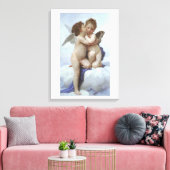 William Adolphe Bouguereau engelen Canvas Afdruk (Insitu (Woonkamer))
