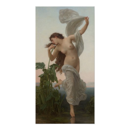 William-Adolphe Bouguereau L'aurore Dawn Poster (Voorkant)