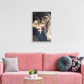William-Adolphe Bouguereau - Liedje van de Engelen Canvas Afdruk (Insitu (Woonkamer))