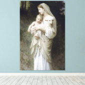 William Adolphe - Bouguereau Onschuld Canvas Afdruk (Insitu (Houten vloer))