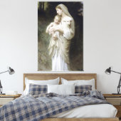 William Adolphe - Bouguereau Onschuld Canvas Afdruk (Insitu (Slaapkamer))