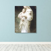 William Adolphe - Bouguereau Onschuld Canvas Afdruk (Insitu (Houten vloer))