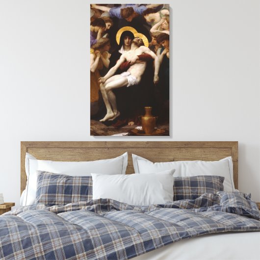 William-Adolphe Bouguereau - Pieta Canvas Afdruk (Insitu (Slaapkamer))