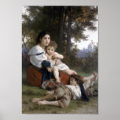 William-Adolphe Bouguereau-Rest Poster (Voorkant)