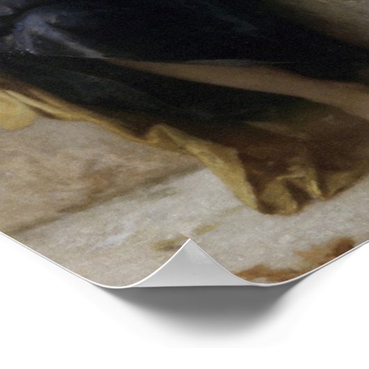 William-Adolphe Bouguereau-Sewing Poster (Hoek)