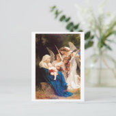 William-Adolphe Bouguereau SONG OF ANGELS 1881 Feestdagenkaart (Staand voorkant)