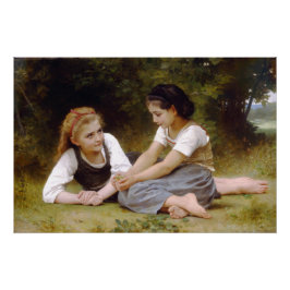 William-Adolphe Bouguereau The Nut Gatherers Poster