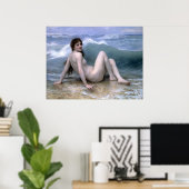 William-Adolphe Bouguereau-The Wave Poster (Thuiskantoor)