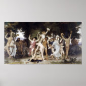 William-Adolphe Bouguereau-The Youth of Bacchus Poster (Voorkant)