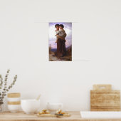 William-Adolphe Bouguereau-Young Gypsies Poster (Keuken)