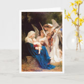William-Adolphe Bouguereau ZANG DER ENGELEN 1881 Kaart (Gele Bloem)