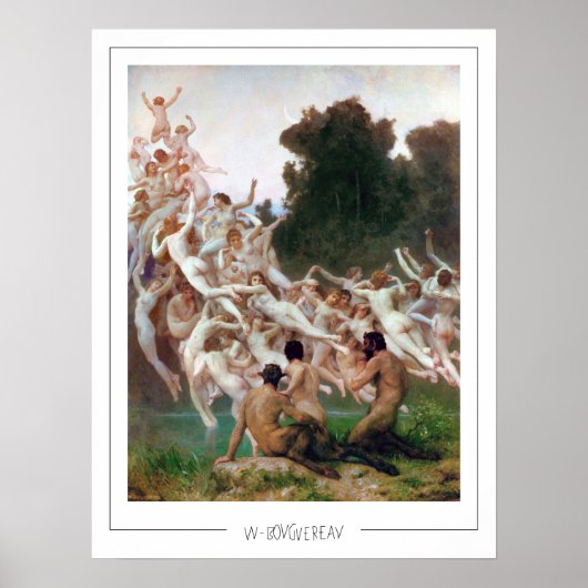 William-Adolphe Bouguereau Zedign Art Poster #138 (Voorkant)