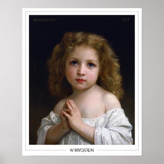 William-Adolphe Bouguereau Zedign Art Poster #18 (Voorkant)