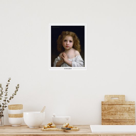 William-Adolphe Bouguereau Zedign Art Poster #18 (Keuken)