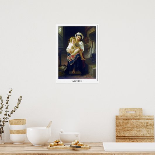William-Adolphe Bouguereau Zedign Art Poster #21 (Keuken)