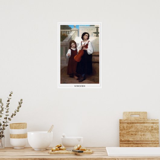 William-Adolphe Bouguereau Zedign Art Poster #223 (Keuken)