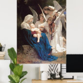William-Adolphe Bouguereau | Zong van de Angels Poster (Thuiskantoor)