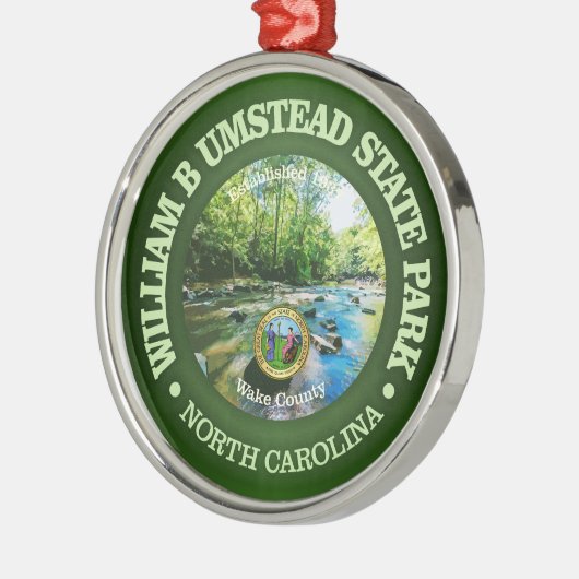 William B Umstead SP Metalen Ornament (Links)