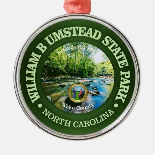 William B Umstead SP Metalen Ornament (Voorkant)