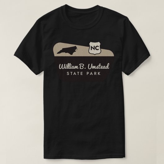 William B Umstead State Park North Carolina Welkom T-shirt (Design voorkant)