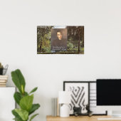 William B. Yeats Wijsheidsquote “Slaan terwijl het Poster (Thuiskantoor)