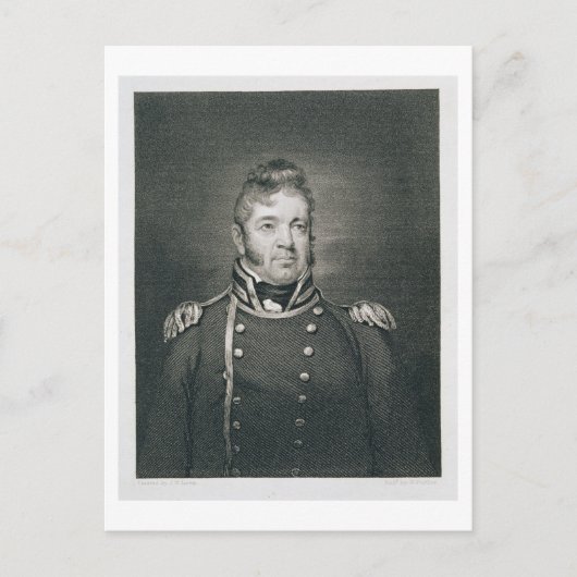 William Bainbridge (1774-1833), gegraveerd door Ge Briefkaart (Voorkant)