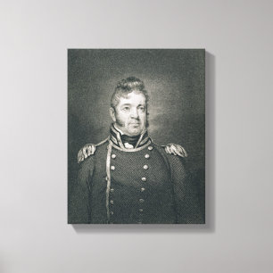 William Bainbridge (1774-1833), gegraveerd door Ge Canvas Afdruk