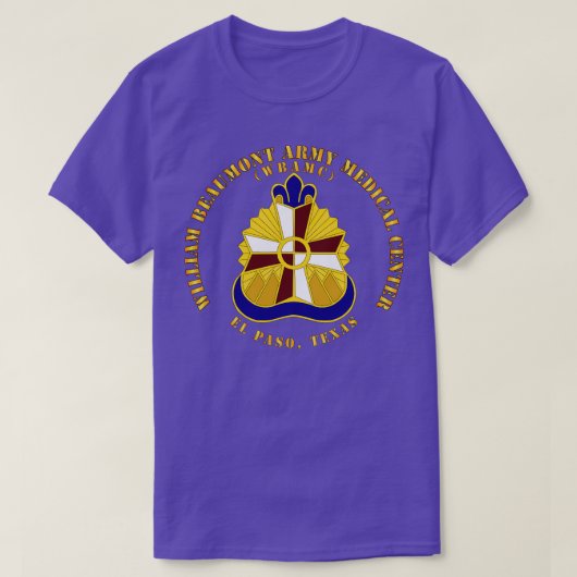 William Beaumont Medisch Centrum El Paso Texas T-shirt (Design voorkant)